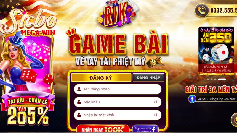 Game bài tài phiệt Mỹ RikVip